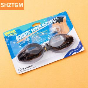 [COD] SHZTGM แว่นตาว่ายน้ำซิลิโคนป้องกันการเกิดฝ้ากันน้ำ HD สระว่ายน้ำกีฬาทางน้ำปรับได้สำหรับผู้ใหญ่เด็กว่ายน้ำโต้คลื่นพร้อมกล่อง