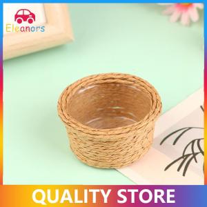 [Eleanor] 1Pc 1:12 Dollhouse Miniature Storage Basket Vegetable Food Frame Laundry Basket Home Model Decor Toy Doll House Accessories