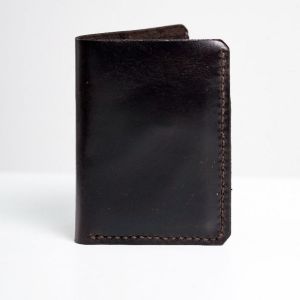 Coppo Card Holder Slim Dompet Kartu Uang lipat Mini Kulit Sapi Cordovan Premium