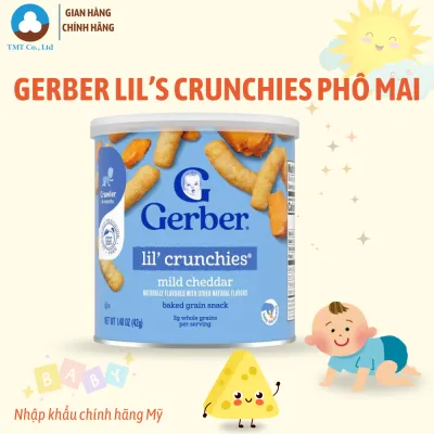 Bánh Ăn Dặm Nestle Gerber Lils Crunchies 42g Date:18.07.2025