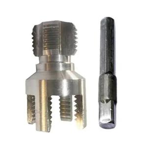 Pipe Threading Tool Internal External Tap Set Hexagonal Shank Suitable For 1/2" 3/4" Plumbing Electric Drill Attachment