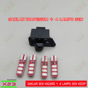 saklar sen honda beat karbu/beat lama + 4pcs lampu sen motor