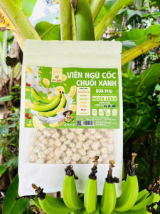 Viên Ngũ Cốc Chuối Xanh QNa Farm Túi 125g Bữa Phụ Ngon Lành Dinh Dưỡng