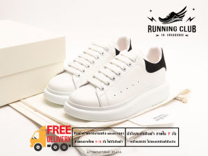 รองเท้าผ้าใบ สีขาว MQ พื้นหนา ดีไซน์สวย ตรงปก สำหรับผู้หญิงและผู้ชาย