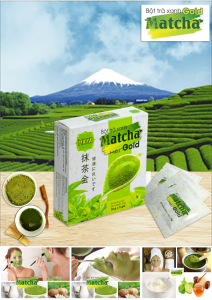 (Thùng 36 hộp) Hộp Trà Xanh Matcha 50g (5 gói x 10g) vị nguyên bản - Original Taste