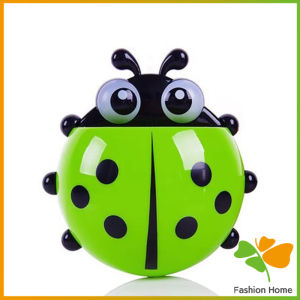 FASHION ที่เก็บแปรงสีฟัน ที่วางแปรงสีฟันลายเต่าทอง การออกแบบติดผนังแบบไม่มีรูพรุน toothbrush holder