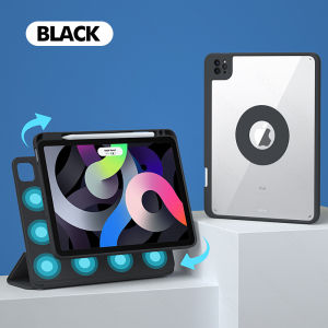 GOOJODOQ Upgraded Tablet Case 360 Degree Rotating iPad Case Smart Strong Magnetic Stand iPad Case Cover For ipad pro 11 2020 air 4 10.2 10.9 11