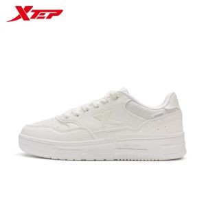 XTEP Mens Couple Skateboard Shoes casual shoes sports sneakers fashion white shoes 876319310029/876318310030