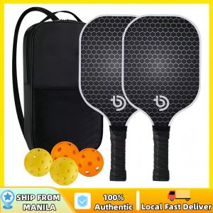 Pickle Pickleball Paddle Set 2 Rackets + 4 Pickleballs + Storage Bag Professional Level Racket.