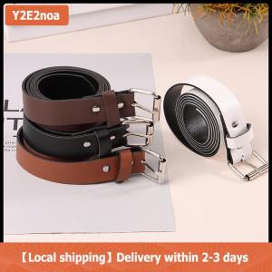 【Local shipping】 1Pc 100CM Leather Belt Fashion Waist Belts Metal Buckle Waistband Pants Decorative Belt Clothing Accesories