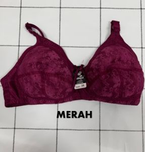 Baju Dalam Perempuan Cup Penuh C Stlye Nenek 36-50 Full Cup Bra 2008