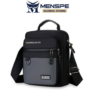 MENSPE Mens Shoulder Bag Hangbag Fashion Waterproof Messenger Bag Travel Bag Business Bag Phone Bag Large Capacity Cross Body Bag Lightweight Casual Bag Leisure Sport Street Bag