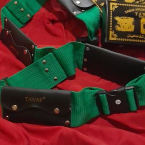 Sabuk haji ihrom hijau tanpa jahitan / sabuk tawaf haji umroh terlaris / sabuk tawaf haji ihrom tanpa jahitan