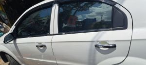 Nẹp INOX viền chân kính dùng cho CHEVROLET Aveo