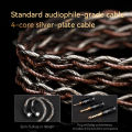 TRN TA3 Hi-FI 1BA 2DD In-ear Monitors Earphones With 3.5mm/2.5mm/4.4mm Gold-plated Audio Jacks Knowles Hybrid Beryllium-plated Dynamic Headphone Metal Running Noise Cancelling Running IEM Headset. 