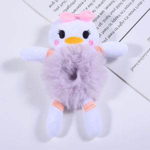 1 Pcs Cartoon Creative Plush Hair Ring Childrens Toy Ball Hair Accessories Cute Animal Hair Rope Hair Body Hair Accessories