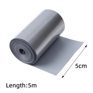 BETTERFORM DIY Heat Transfer Reflective Tape 5M Washable Warning Strip Stickers Durable Reflective Heat Transfer Film for Clothing Bag Shoes Iron on Safety Clothing Supplies