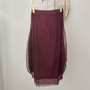 1013 Fresh Casual Skirt   Summer Sanzhai Pleated Tulle Skirt One Size  [Can Match the T-Shirt 2520]  (45-75kg)