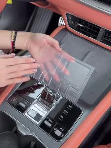 sapid For BYD Sealion 07 EV Dropper Gear Shift Button Sticker Central Control Panel Sticker Transparent Film Q8P1R