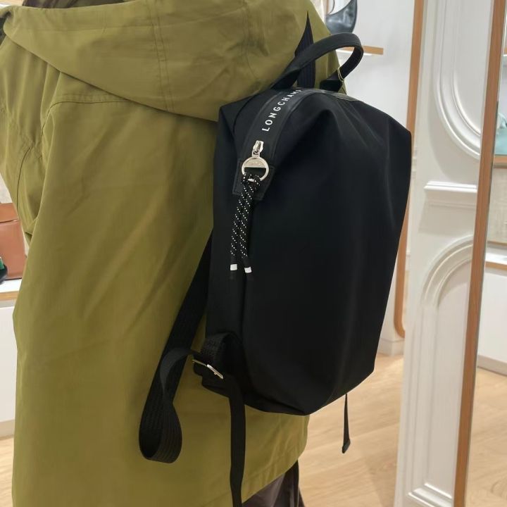 longchampˉNữ năng lượng pháp Ba lô phổ túi nilông ánh sáng chuyến đi ...
