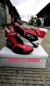 SEPATU DRAG BIKE TOURING SNEAKERS CASUAL BALAP RACING SLOWLOF FREESTYLE
