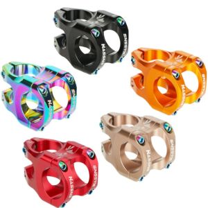 YINGXING จักรยานเสือภูเขา เอ็มทีบี ซีเอ็นซี เอ็มทีบี 35มม. ค่ะ ก้านแฮนด์บาร์ ก้านโต๊ะมือจับปรับได้ โต๊ะจักรยาน สะพานจักรยานพลังสั้น มือจับก้าน35มม. ก้านพลังงาน MTB ก้านยกปรับได้