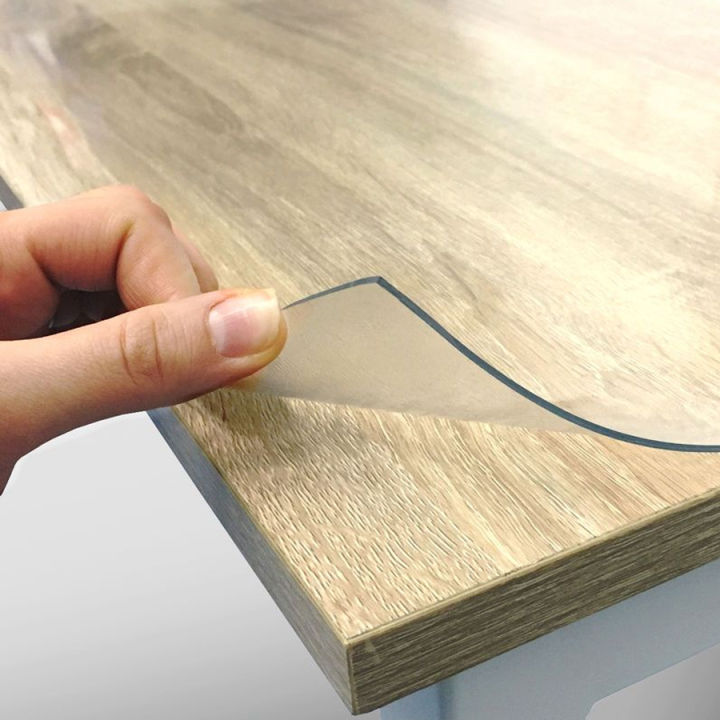Table Mat Protector PVC Soft Crystal Glass Waterproof Cover Customized