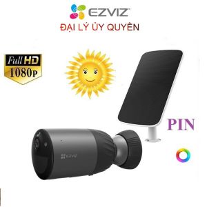 Camera IP Pin sạc hồng ngoại không dây 2.0 Megapixel EZVIZ BC1C +Tấm Pin năng lượng mặt trời