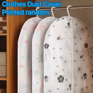 Transparent printing clothing dust cover rondom design