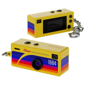 Máy quay phim kỹ thuật số G6Retro kiểu dáng nhỏ gọn có thể gắn vào móc khóa quay video HD 1080P màn hình 096 inch.