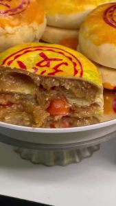 ขนมเปี๊ยะ ฝอยทองไส้ทะลักไข่5ใบ