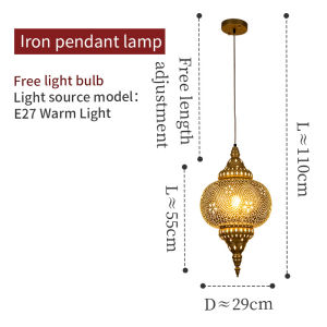ร้านอาหารสไตล์ไทยลวดคัตเตอร์ร้านอาหารสไตล์ไทยบาร์ตก แต่งศิลปะโคมไฟประดับสีทองโคมไฟระย้ามุสลิมขนาดใหญ่โคมไฟระย้า
