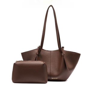 Quality Pu Leather 2in1 Women Large Tote Bag Kili Kili Bags For Students Women