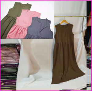 Gamis Kutung Dress Singlet Yukeeensi Kutung Wanita