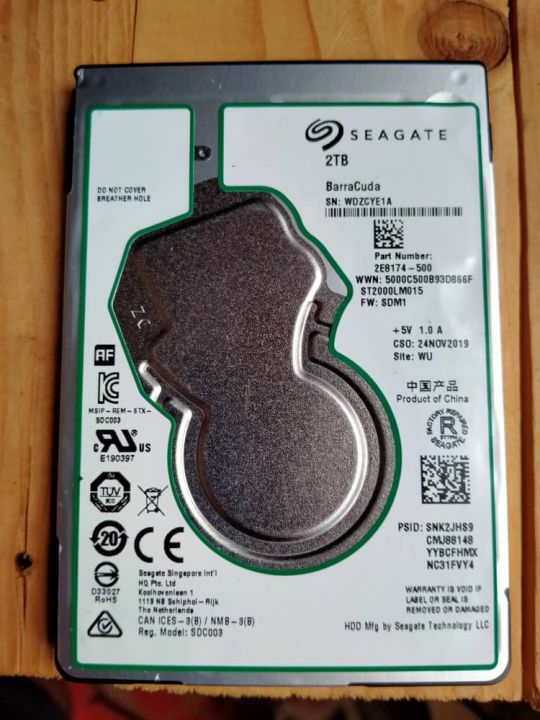 Hard Disk 2TB Laptop/Notebook 100% ORIGINAL SEAGATE