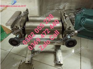 Máy cán khô mực bò khô quay tay lô 17cm hàng Việt Nam