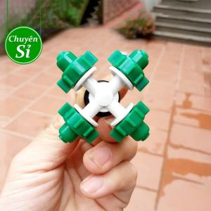 HCM Béc phun sương 4 hướng tưới lan tưới cây - Đầu phun sương 4 cửa (béc không không kèm chân nối)