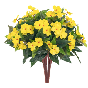 Vải thực tế Impatiens balsamina nở bền trong nhà décoration cho các hộ gia đình bận rộn khách sạn và bên sắp xếp