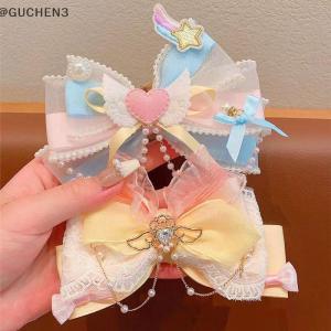 GUCHEN3🦋 Thời trang công chúa Bow kẹp tóc barrettes trẻ em phụ kiện tóc dễ thương ngọt ngào Cô Gái Tóc headdress