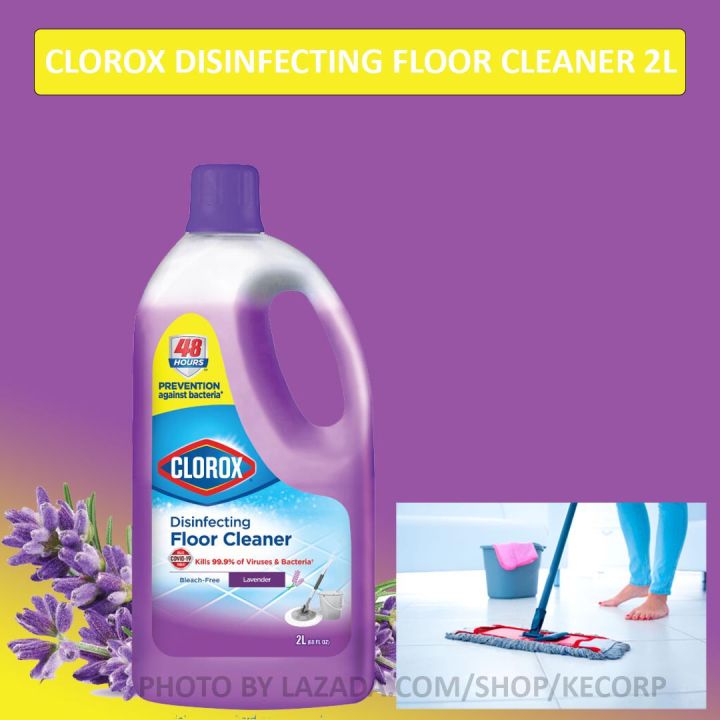 Clorox Disinfecting Floor Cleaner Bleach Free 2L LAVENDER Lazada PH