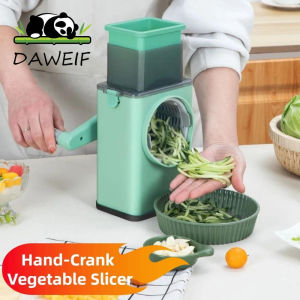 Máy Thái Lát Cắt Sợi Rau Củ 4in1 Tiện Lợi Dụng Cụ Thái Phô Mai Quay Tay
