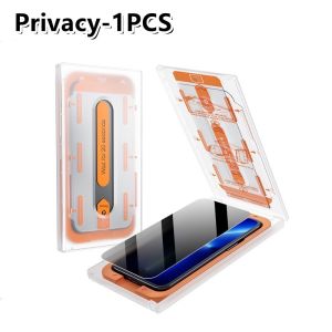 Privacy Screen Protector for iPhone 14 13 12 11 Pro Max XS XR Full Cover Tempered Glass Easy Installation
