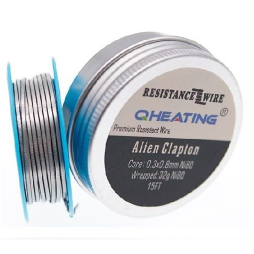 Nichrome Ni80 / Stainles Steel SS316 Alien Clapton Wire Coil (15 feet) QHeating Resistance Wire