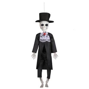 Halloween Skeleton Decoration Poseable Skeletons Figure With Detachable Joints For Garden Display Holiday Decoration