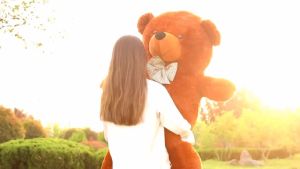 LI Teddy Bear Doll Plush Toys Oversized Ragdoll Panda Pillow Cute Girl Bed Doll Birthday Gift