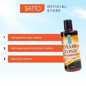 SATTO Millennium Hair Tonic Shampoo/Serum Herbal Ginseng
