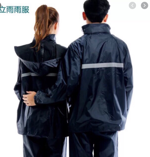 Cod Raincoat Women Men Jacket Pants Set Adult Rain Thick Police