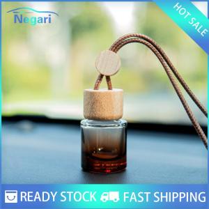 NG Motor✨ COD ✨ Car 1Pcs Car Essential Oil Diffuser Fragrance Air Freshener Scent Perfume Bottle Ornament Small Round Cap Empty Bottle Pendant