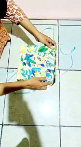 Explosion Box Snack box plus uang tarik senilai 40rb