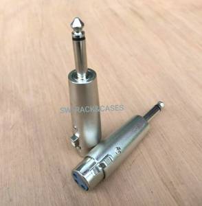 ปลั๊กแจ๊ค XLR-โฟนโมโน สำหรับ 2 ตัว การแปลงปัญหา ราคาต่อแพ็คจำนวน วัสดุโลหะเหล็ก เหมาะสมสำหรับการใช้งานต่าง ๆ